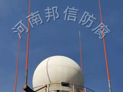 雷达站高透波抗干扰接闪器25米玻璃钢避雷针天线升降避雷针