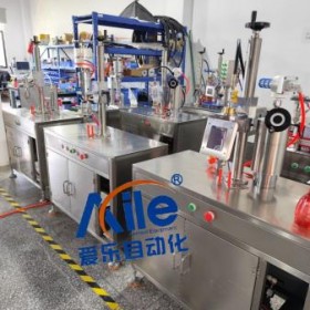 三合一半自动气雾剂灌装机厂家 自喷漆灌装机