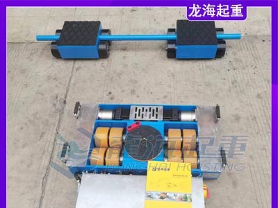 机械加工车间大型工件搬运使用什么工具无需外力牵引？