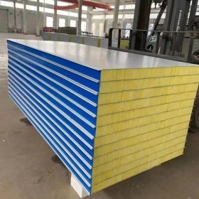 耐高温定制环保彩钢岩棉板 多规格可选  净化空气