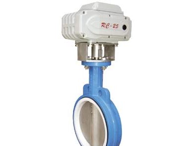 电动衬氟蝶阀，电动给水阀