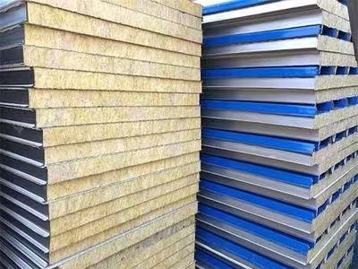 机制岩棉复合板绿色环保净化彩钢复合板阻燃防火多规格