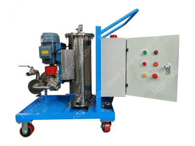 JHGL-50手推式滤油小车，过流部件不锈钢