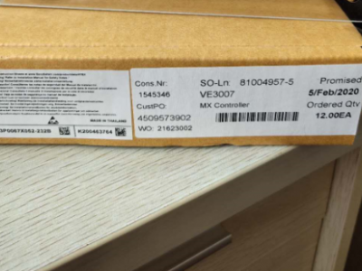 艾默生VE3007控制器