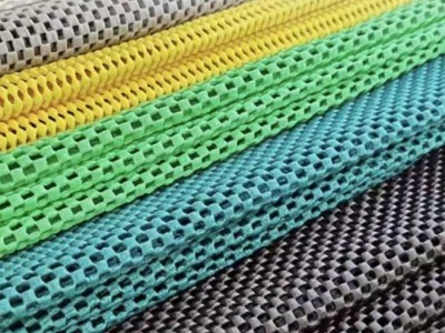 PVC发泡防滑网小方格防滑垫 地毯托底镂空防滑底部地垫