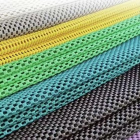 PVC发泡防滑网小方格防滑垫 地毯托底镂空防滑底部地垫