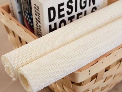 PVC网格布防滑垫 家居条形复合面料