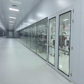 洁净双层窗中字铝隐藏安装结构稳定性