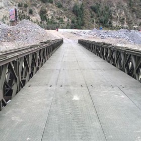 青海钢便桥施工@「沧顺路桥」广西贝雷片