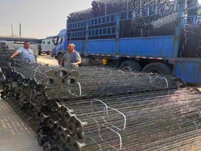 不锈钢骨架耐酸碱耐腐蚀有机硅袋笼喷塑除尘骨架