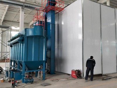 量身定制刮板式喷砂房除锈清污效率高