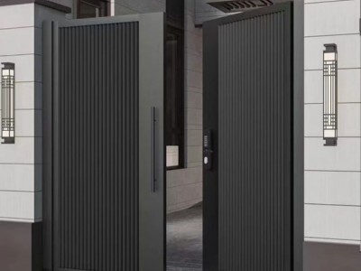 卓昂铝艺门、农村铝艺门生产安装，任丘铝艺庭院门生产厂家