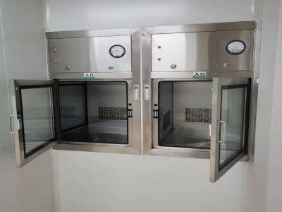 传递窗安装位置对洁净效果的影响