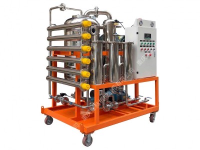 TYD系列双级不锈钢变压器真空滤油机，过流部件全不锈钢