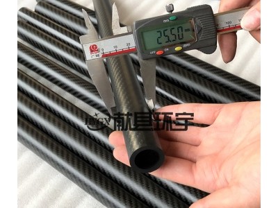 碳纤维圆管空心管 3K 平纹斜纹 航模车架机械支撑杆