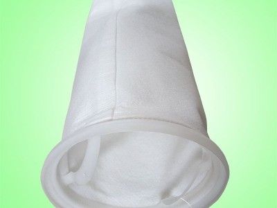 防冻液钢圈塑料圈除油常规滤袋五线缝单丝无纺过滤袋