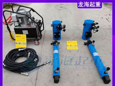 400锅炉安装移位难？龙升在轨重物推移机成套载重400