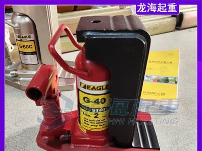 鹰牌爪式千斤顶液压油路大流量设计，压杆次数减少四成